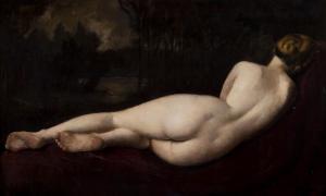 BASCH Andor 1885-1944,Lying Nude,Pinter HU 2023-12-03