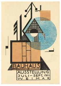 BASCHANT Rudolf,Bauhaus Ausstellung Juli – Sept. 1923 Weimar,1923,Villa Grisebach 2019-05-30