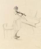 BASCHNY Emanuel 1873-1932,Violinenspielerin,1922,im Kinsky Auktionshaus AT 2007-11-20