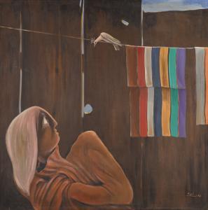 Bashir Ala 1939,IRAQI THE CONVERSATION,1982,Sotheby's GB 2017-10-23