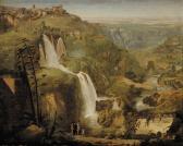 BASILETTI LUIGI 1780-1860,Tivoli, cascade, cascatelle, Villa Mécène, campagn,Osenat FR 2012-11-18