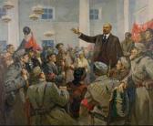 BASILEV O 1900-1900,LENIN ANNOUNCING INDEPENDENCE,Waddington's CA 2006-05-16