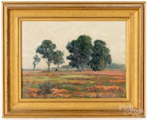 BASING Charles 1865-1933,impressionist landscape,Pook & Pook US 2021-02-24