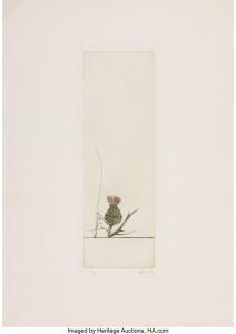 BASKIN Leonard 1922-2000,Thistle,1957,Heritage US 2024-04-11