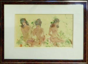 BASKO Maurice 1921,Three Seated Models,1969,Lots Road Auctions GB 2020-01-26