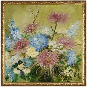 BASLER BURR Ruth 1932,Floral still life,John Moran Auctioneers US 2009-03-17