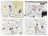 BASQUIAT Jean Michel,Wolf Sausage, King Brand, Dog Leg Study, Undiscove,Christie's 2025-07-17