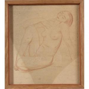 BASS ANNA 1876-1961,Femme nue posant,Herbette FR 2022-03-20