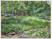 BASS David Loren 1943,Landscape at Yadoo 5,1978,Brunk Auctions US 2012-09-15