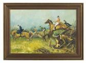 BASSET Louis 1948,The Steeplechase,New Orleans Auction US 2017-09-16