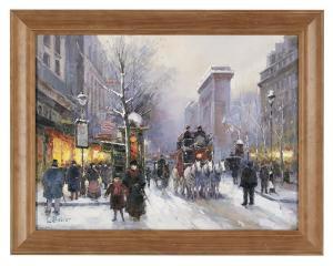 BASSET Louis 1948,Winter Evening,New Orleans Auction US 2020-05-30