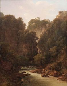 BASSI Giambattista 1784-1852,Paesaggio fluviale con figura,Cambi IT 2022-06-15