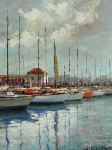 BASSO EMILI ALBERCH 1931,Port d'Arenys de Mar. Quillats,1931,Brok ES 2009-07-14