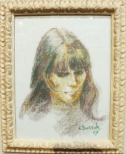 BASSOLS C,Retrato femenino,1969,Bonanova ES 2016-07-14