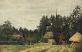 BASTERT Nicolaas Syvert 1854-1939,A farm in a wooded summer landscape,Christie's GB 2013-05-29