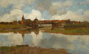 BASTERT Nicolaas Syvert 1854-1939,A view of Leerdam,1911,Bonhams GB 2021-11-16