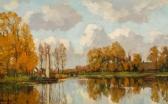BASTERT Nicolaas Syvert 1854-1939,Geele boomen, Loenen aan de Vecht (Yel,AAG - Art & Antiques Group 2019-11-29