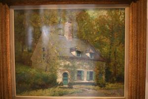 BASTIEN Alfred Theod. Joseph 1873-1955,Huis in het bos,Campo BE 2012-10-23