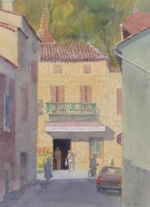 BASTIEN John,French street scene,Burstow and Hewett GB 2016-08-24