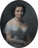 BATAT F,Portrait de femme,1862,Oger-Camper FR 2011-11-23