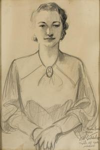 BATCHELOR Clarence Daniel 1888-1977,Portrait of a Woman,Barridoff Auctions US 2023-11-18