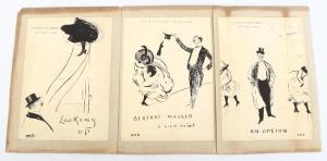 BATEMAN Henry Mayo 1887-1970,cartoon drawings, Stock Exchange,Burstow and Hewett GB 2022-08-25