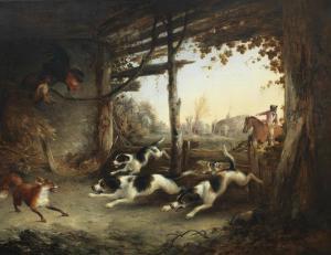 BATEMAN James 1814-1849,Chasing the Fox,1842,Bonhams GB 2019-05-01