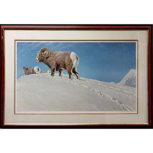 BATEMAN Robert McLellan 1930,LAST LOOK - BIGHORN SHEEP,Waddington's CA 2018-05-05