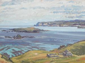 BATES Catherine 1934,Coastal scene,1975,Peter Wilson GB 2019-09-11