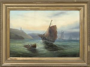 BATES D,Fishing Vessels on a Choppy Sea,New Orleans Auction US 2012-03-03