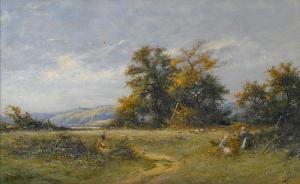 BATES David 1840-1921,An extensive landscape with figures,Bonhams GB 2012-03-26