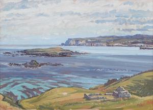 BATES David 1840-1921,Coastal scene,1975,Peter Wilson GB 2018-09-12