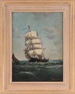 BATES Frederick R 1800-1900,ship at sea,South Bay US 2020-08-22