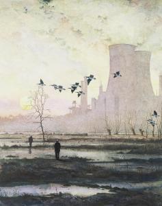 BATES Robert 1943,Flights of Geese,1977,Bonhams GB 2012-05-02