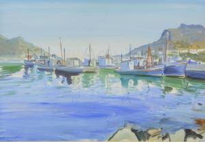 BATHA Gerhard 1937,Cape Harbour Scene,5th Avenue Auctioneers ZA 2023-06-04