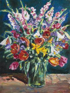 BATHA Gerhard 1937,Flowers in a Vase,Strauss Co. ZA 2023-11-27