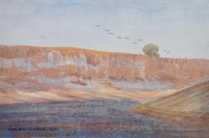 BATTARBEE Rex 1893-1969,Darling River - NSW,Elder Fine Art AU 2020-07-07