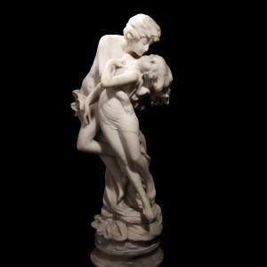 BATTIGLIA Ernesto 1800-1800,Two Lovers Rising in an Embrace,Hindman US 2022-02-02