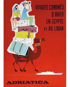 battistella,Liban Voyages Combinés d'Hiver en Egypte et au Lib,1950,Artprecium FR 2020-07-09