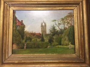 BATTY Edward 1839-1918,A Country House garden,Cheffins GB 2018-10-18