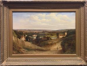 BATTY Edward 1839-1918,View of a town in the West Midlands, possibly near,1877,Cheffins 2022-06-09