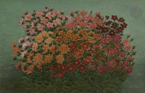 BAUCHANT Andre 1873-1958,Parterre de fleurs,1945,Ader FR 2019-04-19