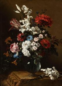 BAUDESSON Nicolas 1611-1680,Flower Still life in a Glass Jar,Sotheby's GB 2023-03-23
