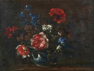 BAUDESSON Nicolas 1611-1680,Still life of a vase of flowers on a ledg,Bellmans Fine Art Auctioneers 2021-05-25