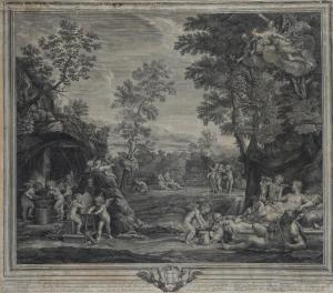 BAUDET Etienne 1636-1711,Gli amori fabbricano le armi sotto la guida d,Galleria Pananti Casa d'Aste 2023-11-06