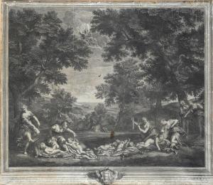 BAUDET Etienne 1636-1711,Le ninfe di Diana spogliano delle armi gli am,Galleria Pananti Casa d'Aste 2023-11-06