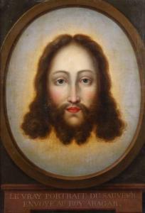 BAUDIN JACOBUS 1700-1700,Jesusportrait Kopfbildnis von Jesus Christus im Ov,1789,Mehlis 2018-05-24