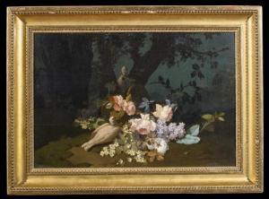 BAUDIN Jean Baptiste 1851-1922,Natura morta di fiori,Capitolium Art Casa d'Aste IT 2018-12-19
