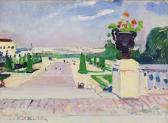BAUDOIN Jean Franck 1870-1961,Jardin du Palais de Chaillot, Paris,Sworders GB 2021-10-05