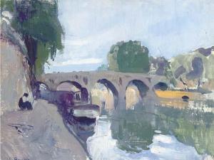 BAUDOIN Jean Franck 1870-1961,Le petit pont,Christie's GB 2006-03-08
